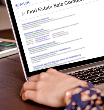 searching the internet to hire a professional estate sale company